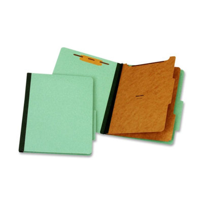 Globe Weis Classification Folder, 2 Partitions, Letter