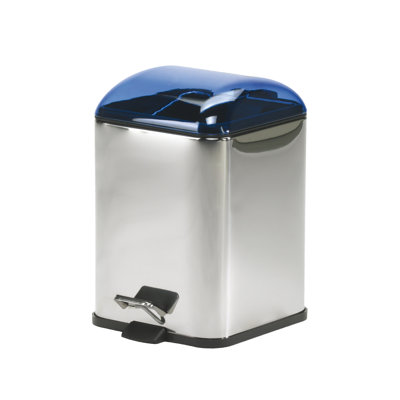 WS Bath Collections Karta Waste Basket with Foot Pedal