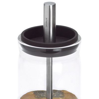 Blomus Desa Glass Honey Jar Includes Silicone Spoon
