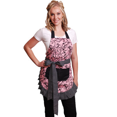 Flirty Aprons Women's Apron in Chic Pink