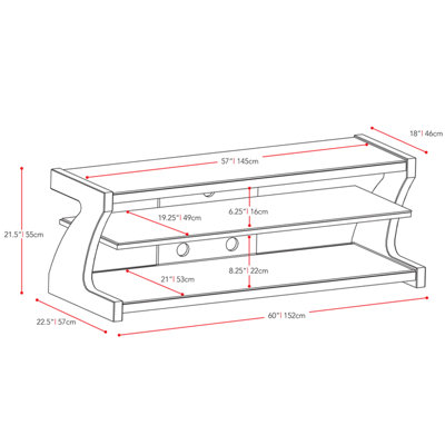 dCOR design Sonoma 60" TV Stand