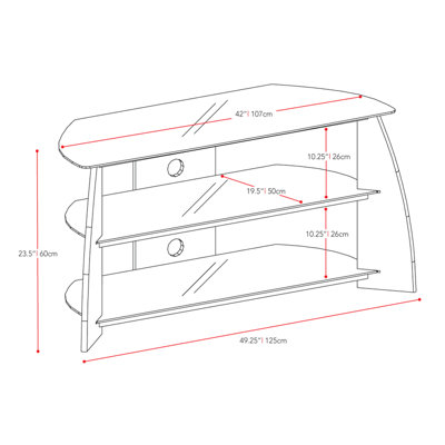 dCOR design Florence 49" TV Stand