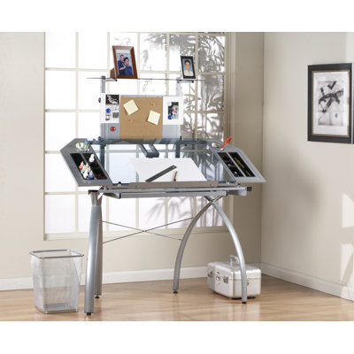 Studio Designs Futura Glass Tower Drafting Table