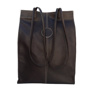 Piel Leather Fashion Avenue Large Market Shopping Tote