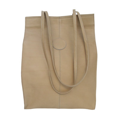 Piel Leather Fashion Avenue Large Market Shopping Tote