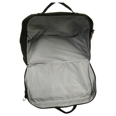 Piel Leather Traveler False Bottom Carry-On in Saddle