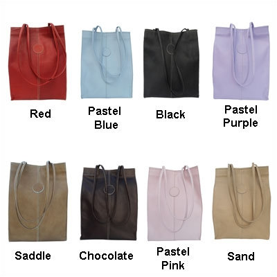 Piel Leather Fashion Avenue Large Market Shopping Tote