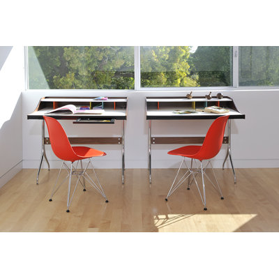 Herman Miller &reg; Eames DSR - Molded Plastic Side Chair with Wire Base