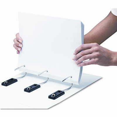 FIND IT Gapless Loop Ring View Binder, 4in Capacity, White                                                                           