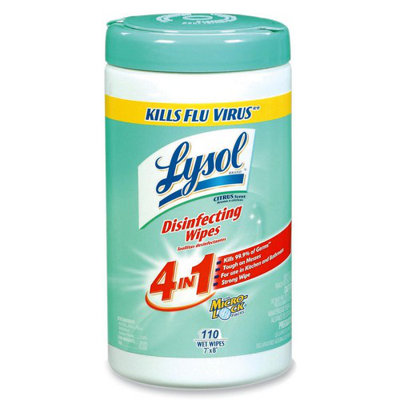 Lysol Sanitizing Wipes, 110 Wipes, Citrus Scent