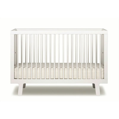 Oeuf Sparrow Two Piece Convertible Crib and Changer Set