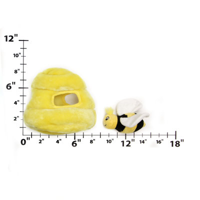 Kyjen Plush Puppies Hide a Bee Dog Toy