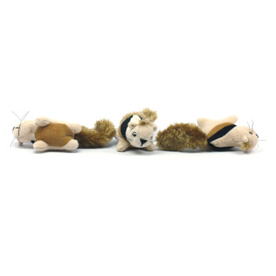 Kyjen Plush Puppies Hide a Squirrel Dog Toy