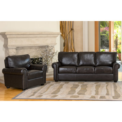 Abbyson Living Bliss Leather Chair