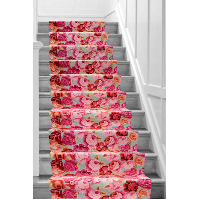 Dash and Albert Rugs Hooked Bed of Roses Rug