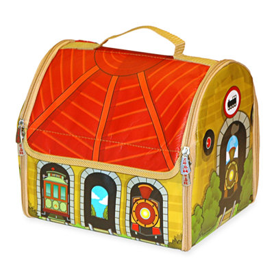 ZipBin Train Depot Play Set