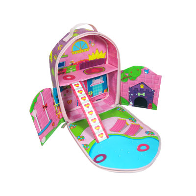 ZipBin Doll House Back Pack PlayPack