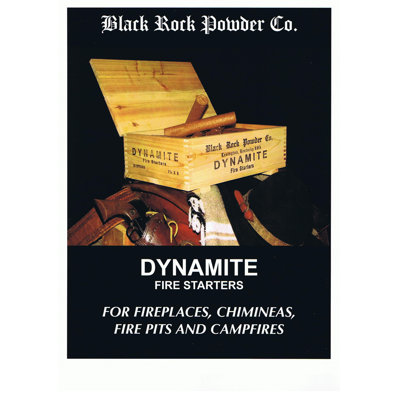 Black Rock Powder Company DYNAMITE Crate & Fire Starters