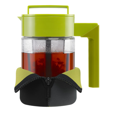 Takeya 24 Oz Tea Maker with Jacket and Handle in Olive