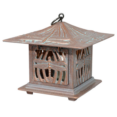 Whitehall Products Dragonfly Tea Lantern