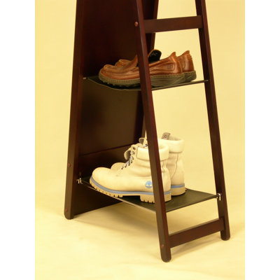 Proman Products Aris Classic Mirror Stand in Rich Mahogany