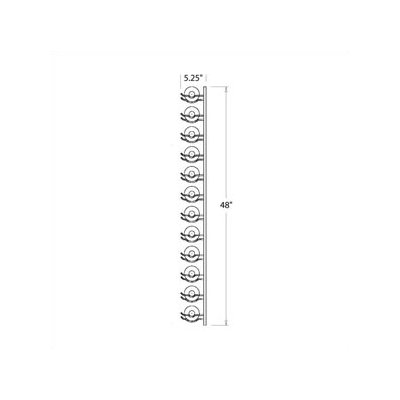 VintageView WS4 Series 12 Bottle Wall Mounted Wine Rack