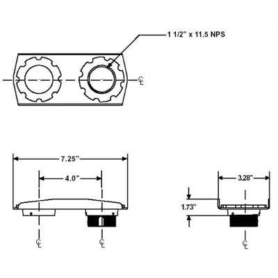 Peerless Side to Side Adjuster