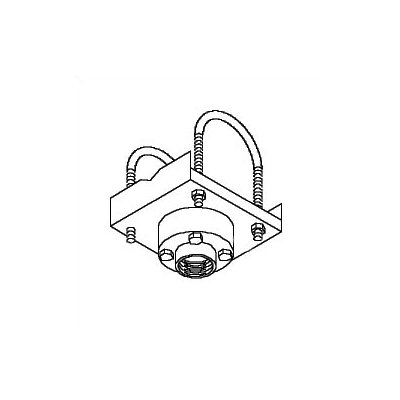 Peerless Truss Ceiling Adapter with Stress Decoupler for Peerless