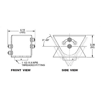 Peerless Lightweight Cathedral Ceiling Plate