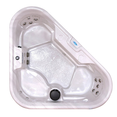 QCA Spas Bermuda 3 Person 12 Jet Corner Spa