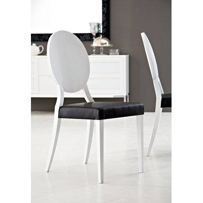 Domitalia Cameo Leather Side Chair