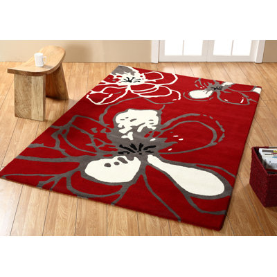 nuLOOM Modella Urban Fleur Red Rug