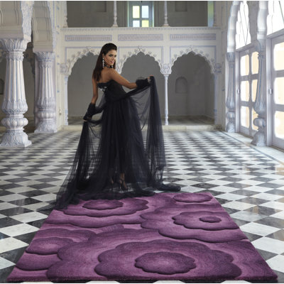 nuLOOM Modella Posh Aubergine Rug