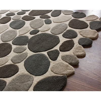 nuLOOM Pebbles Pebbles Grey Rug