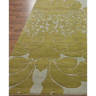 nuLOOM Hudson Damion Grey/Yellow Rug