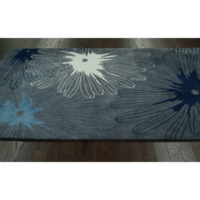 nuLOOM Cine Grey Bursts Rug