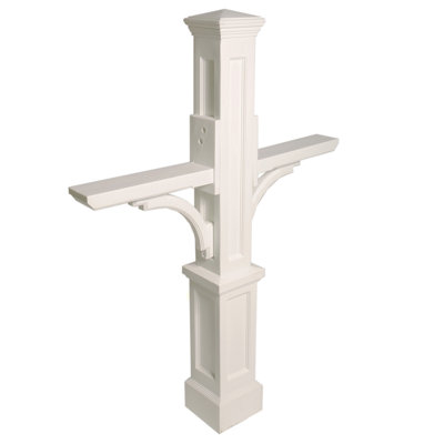 Mayne Inc. Newport Plus Double Mailbox Post