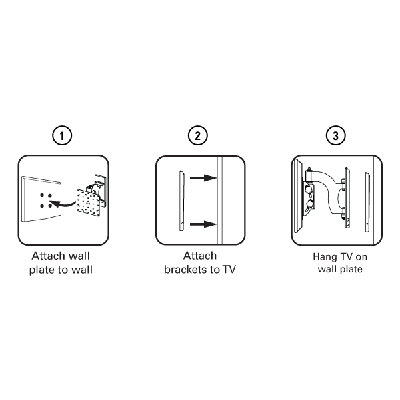 Sanus Classic Series Full-Motion Wall Mount for 26" - 40" Flat-Panel TVs