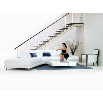 Star International Domicile Pivot Leather Sectional