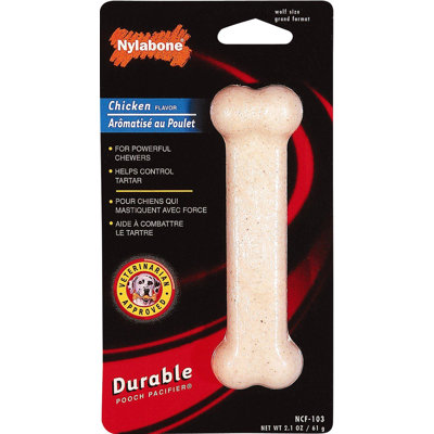 Nylabone Durable Chicken Bone Dog Chew Toy