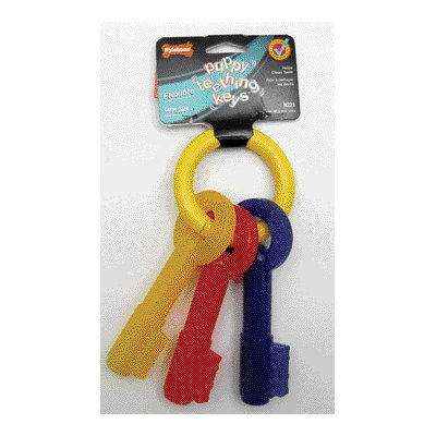 Nylabone Puppy Teething Keys Dog Chew Toy