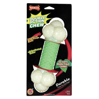 Nylabone Double Action Chew Bone Dog Toy