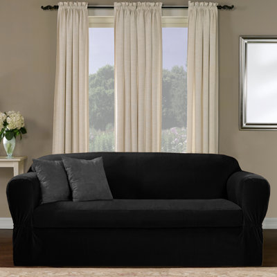 Maytex Collin Stretch Separate Seat Loveseat Slipcover