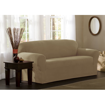 Maytex Reeves Stretch One Piece Loveseat Slipcover