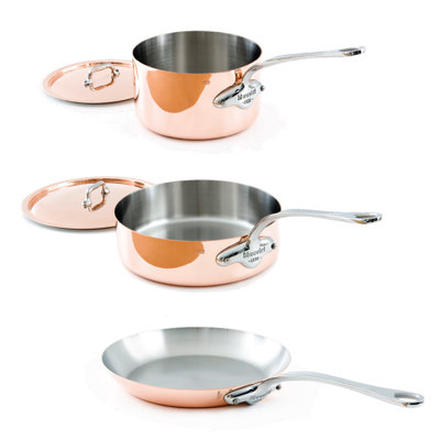 Mauviel M'Heritage Stainless Steel 5-Piece Cookware Set