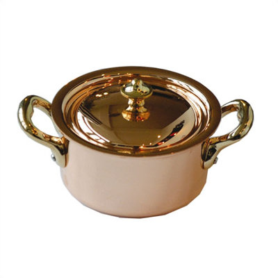 M'heritage Cuprinox 1/3-Qt. Mini Casserole Pot