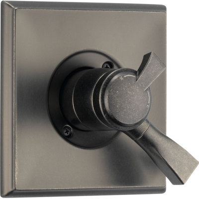 Delta Dryden Double Handle Monitor Pressure Balance Valve Trim with Volume Control