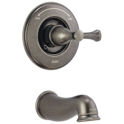 Delta Lockwood Single Handle Wall Mount Pressure Balanced Tub Spout Trim