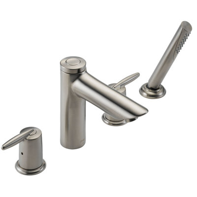 Delta Grail Widespread Roman Tub Faucet Trim with Hand Shower