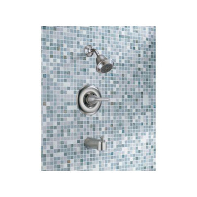 Delta Classic Thermostatic Tub and Shower Faucet Trim in Stainless Steel
